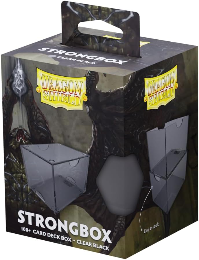 Dragon Shield Strongbox Box - Clear Black
