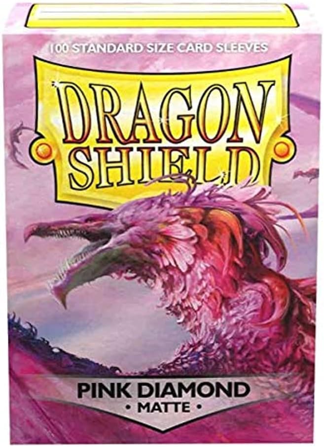 Dragon Shield - Standard Sleeves: Pink Diamond Matte (100)