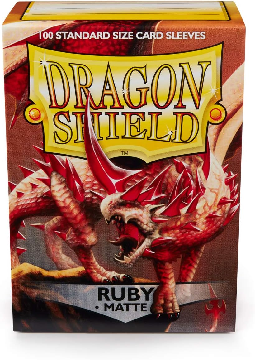 Dragon Shield - Standard Matte Sleeves - Ruby (100)