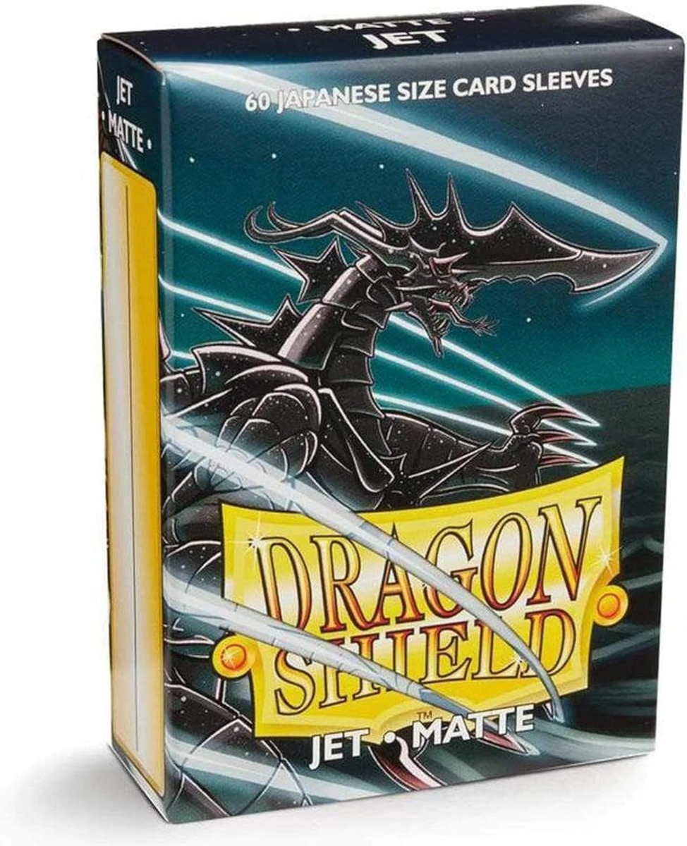 Dragon Shield - Japanese Size Sleeves: Matte Jet (60)