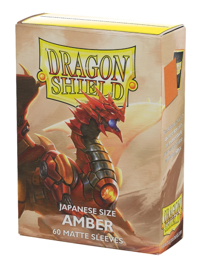Dragon Shield - Japanese Size Sleeves: Amber Matte (60)