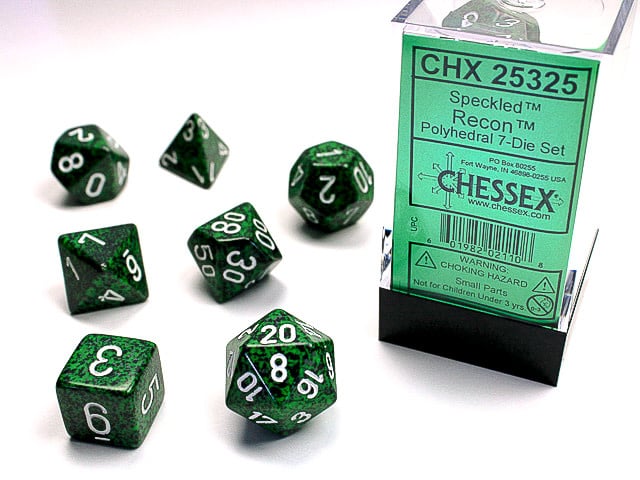 Chessex Speckled Polyhedral 7- Die Set - Recon