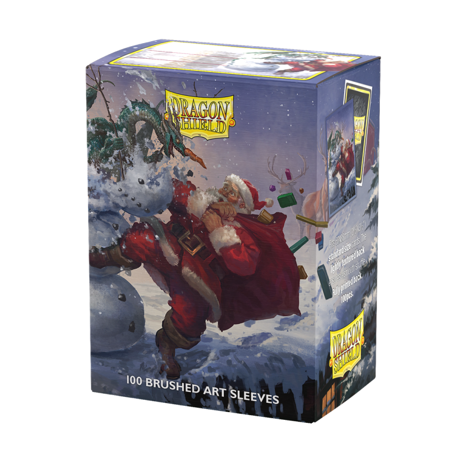Dragon Shield - Standard size Brushed Art Sleeves - Christmas 2025 (100)