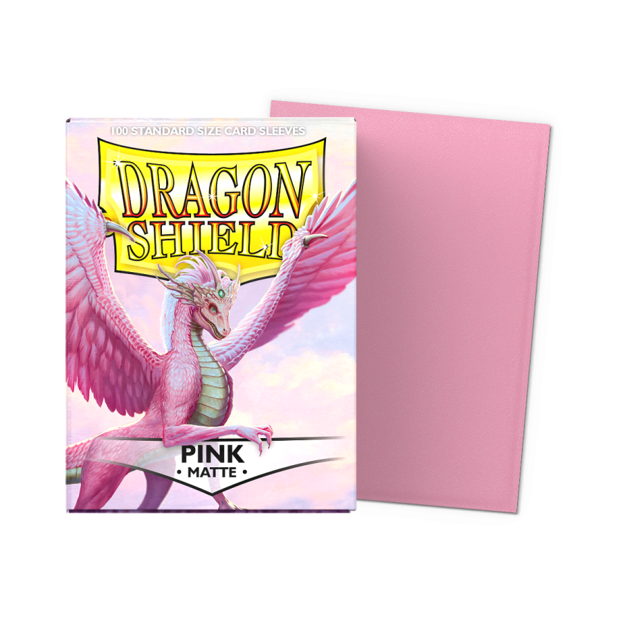 Dragon Shield Standard Sleeves - Matte Pink (100)