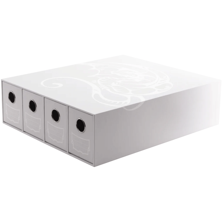 Dragon Shield Storage - Card Drawers Fortress - Horizontal - 4 - White