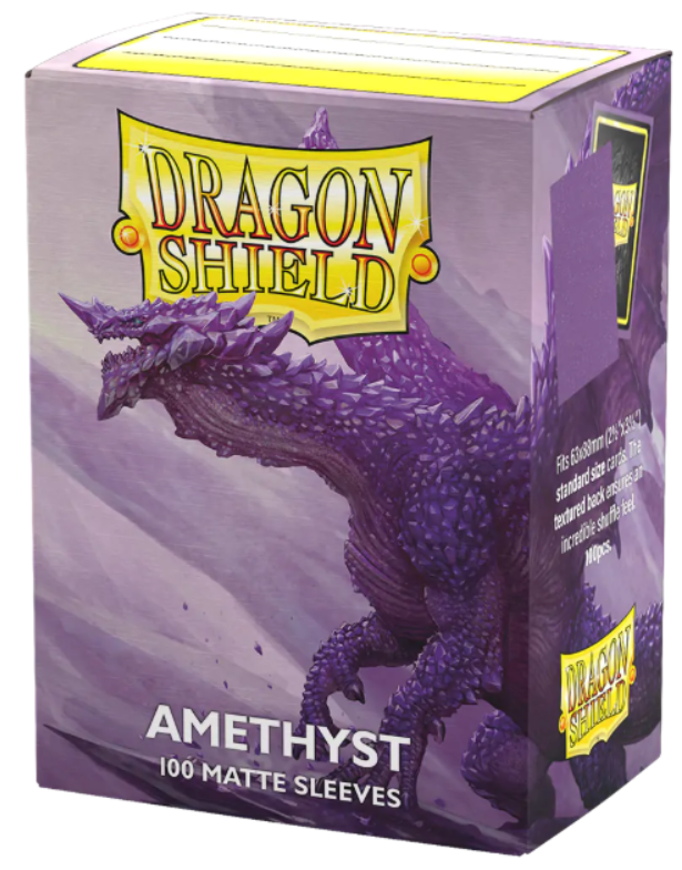 Dragon Shield Standard Matte Sleeves - Amethyst