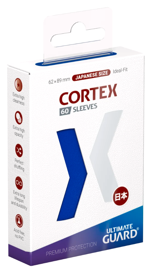 Ultimate Guard - Cortex Sleeves Japanese Size (60) - Blue