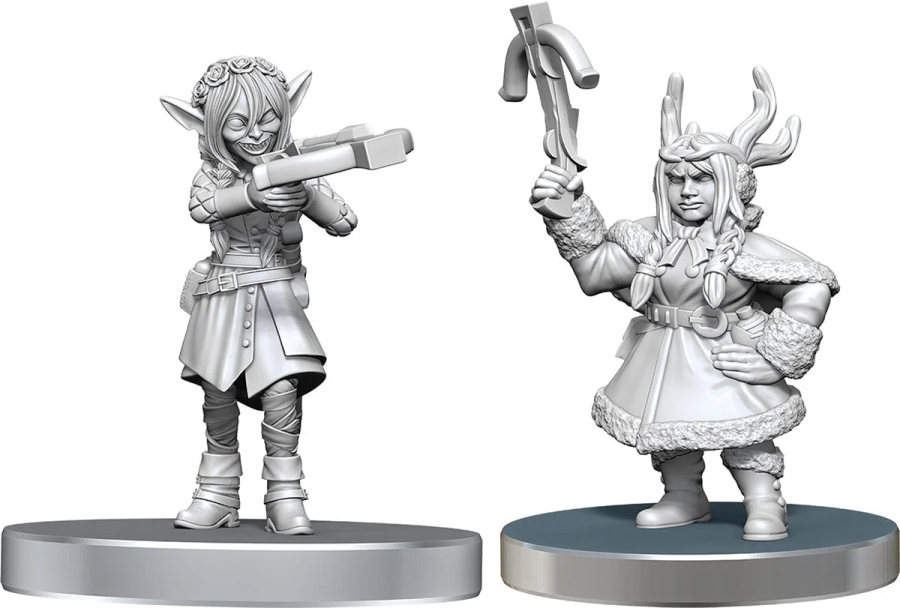 Critical Role Unpainted Miniatures: Veth Brenatto & Nott the Brave