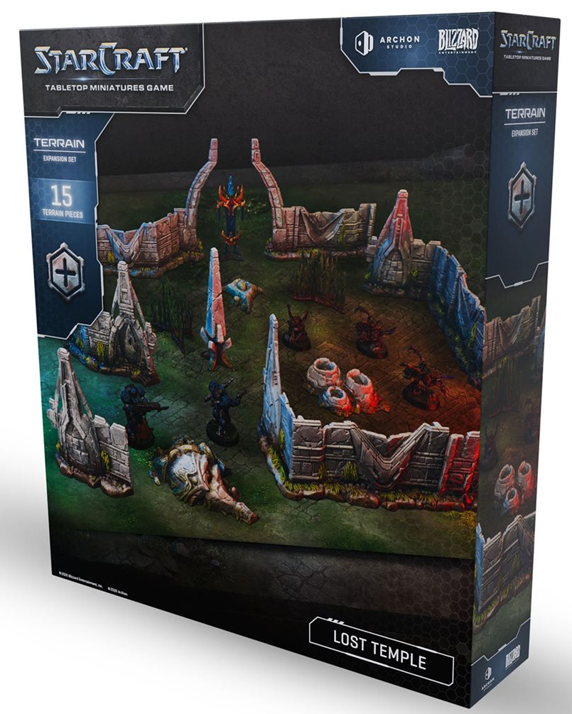 StarCraft The Miniatures Game - Lost Temple Terrain Set