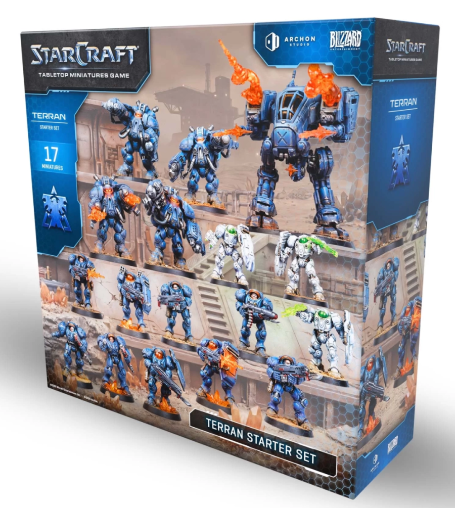 StarCraft The Miniatures Game - Terran Starter Set