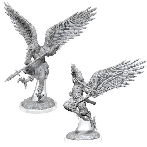 D&D Nolzur's Marvelous Unpainted Miniatures: Aarakocra Fighters