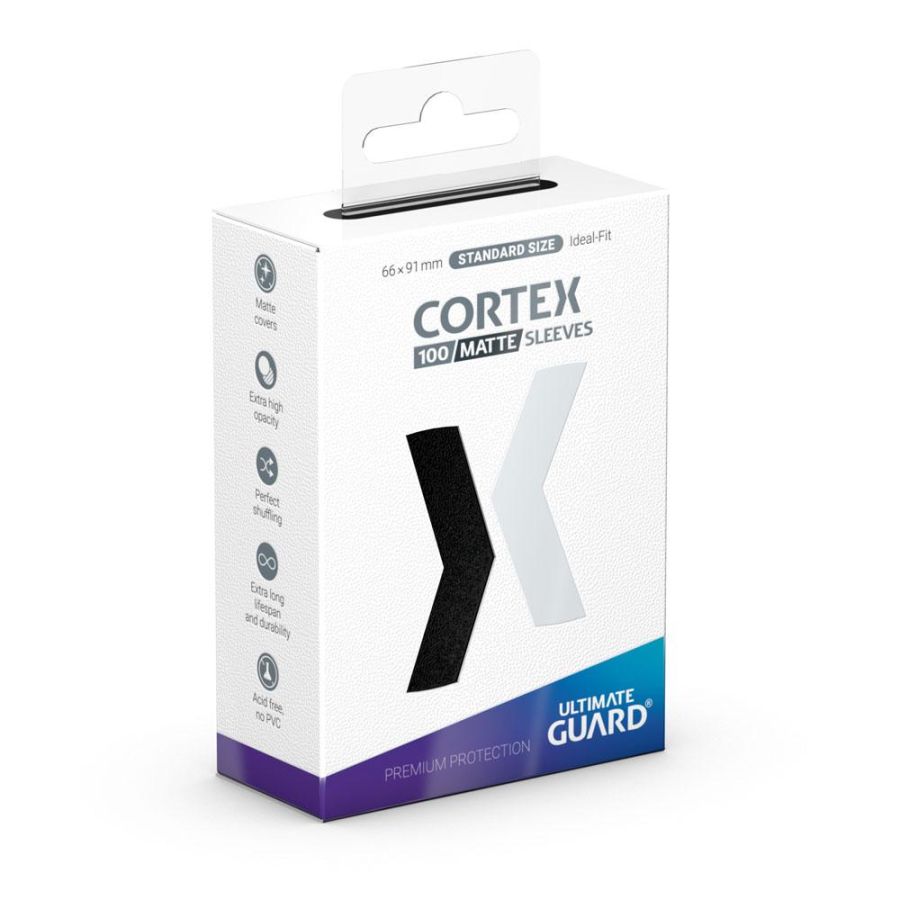 UG Cortex Sleeves Matte Standard Size - Black (100)