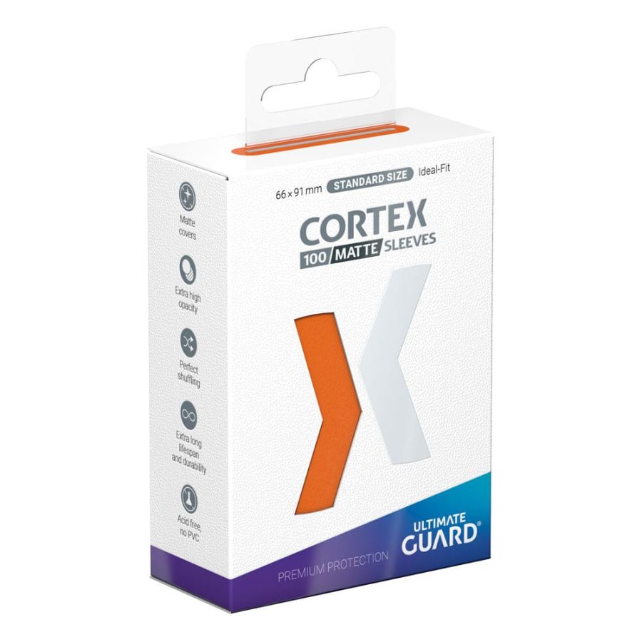 UG Cortex Sleeves Matte Standard Size - Orange (100)