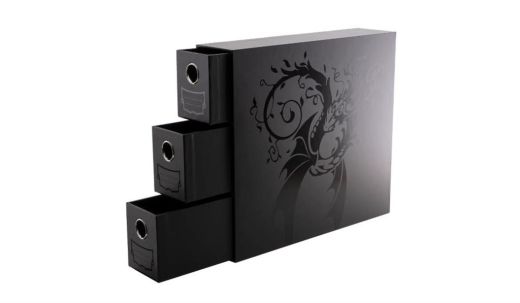 Dragon Shield Storage - Card Drawers Fortress - Vertical - 3 XL - Black