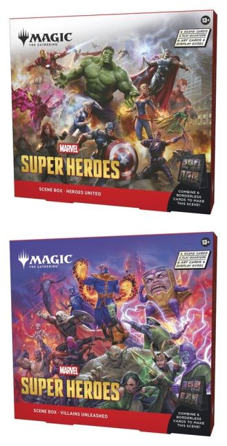 Magic : The Gathering - Marvel Super Heroes Scene Box (Heroes United/Villains Unleashed)
