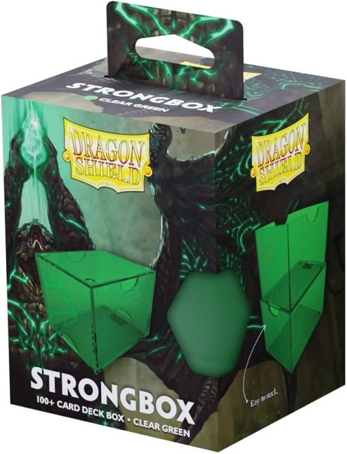 Dragon Shield Strongbox Box - Clear Green