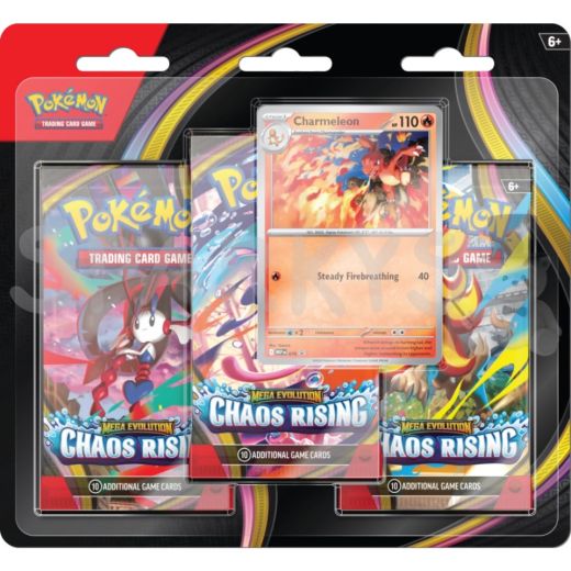  Pokemon - Mega Evolution - Chaos Rising - 3-pack blister (Charmeleon)