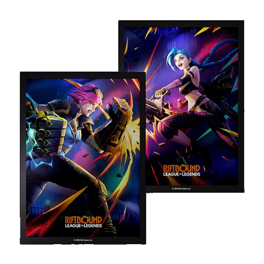 Riftbound: Vendetta Vi vs Jinx Art Sleeves