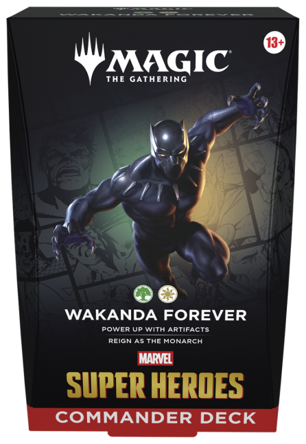 Magic The Gathering - Marvel Super Heroes Wakanda Forever Commander Deck