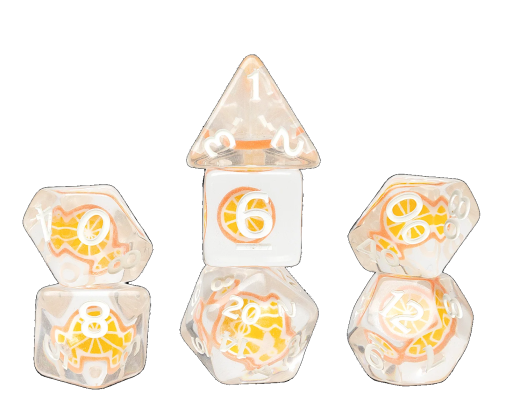 Fruit Slice Dice Sets: Orange