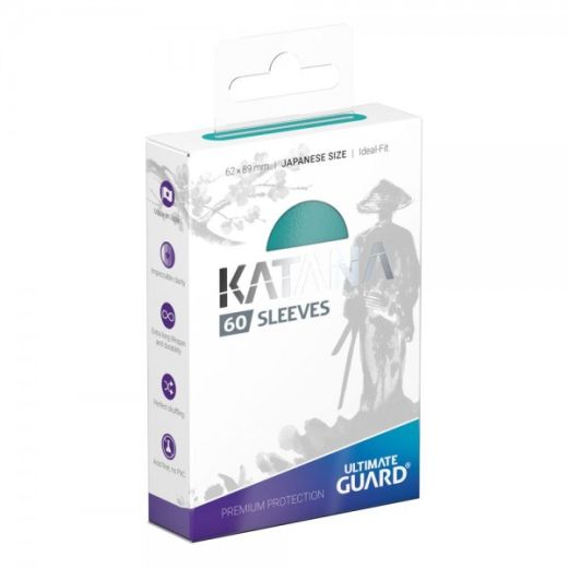 Ultimate Guard - Katana Sleeves Japanese Size (60) - Turquoise