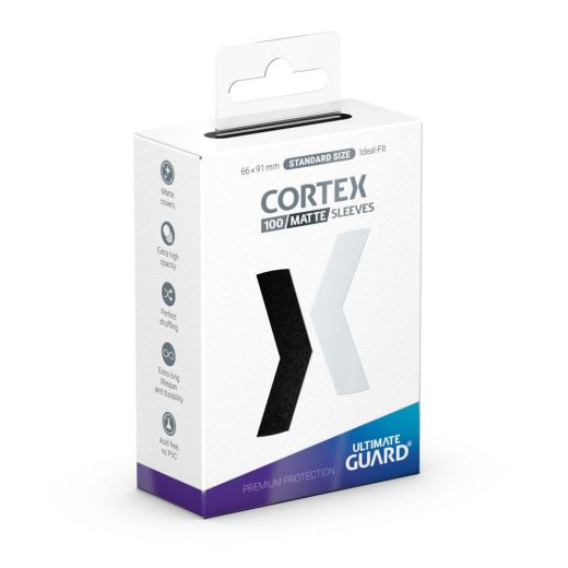 UG Cortex Sleeves Matte Standard Size - Black (100)