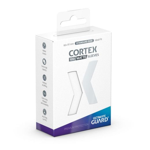 UG Cortex Sleeves Matte Standard Size - White (100)