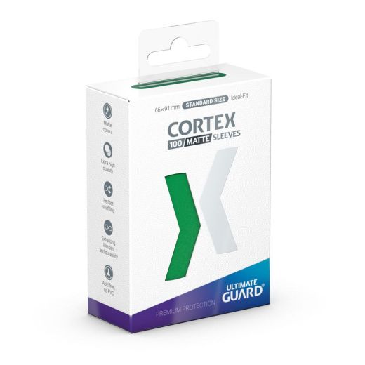 UG Cortex Sleeves Matte Standard Size - Green (100)