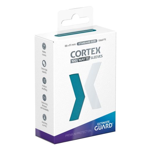 UG Cortex Sleeves Matte Standard Size - Petrol (100)