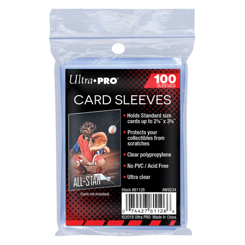 UP - Standard Sleeves - Regular Soft Card (100 Sleeves)