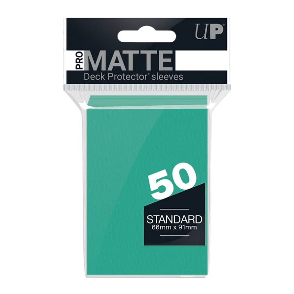 Ultra Pro Standard Pro Matte Aqua - 50 Sleeves