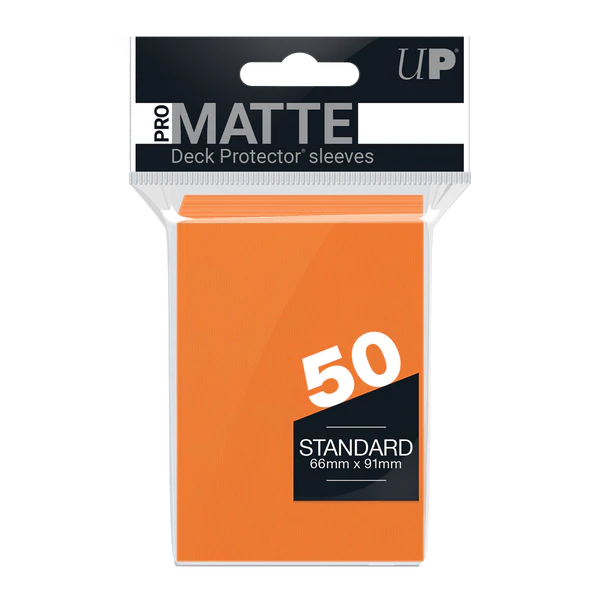 Ultra Pro Standard Pro Matte Orange - 50 Sleeves