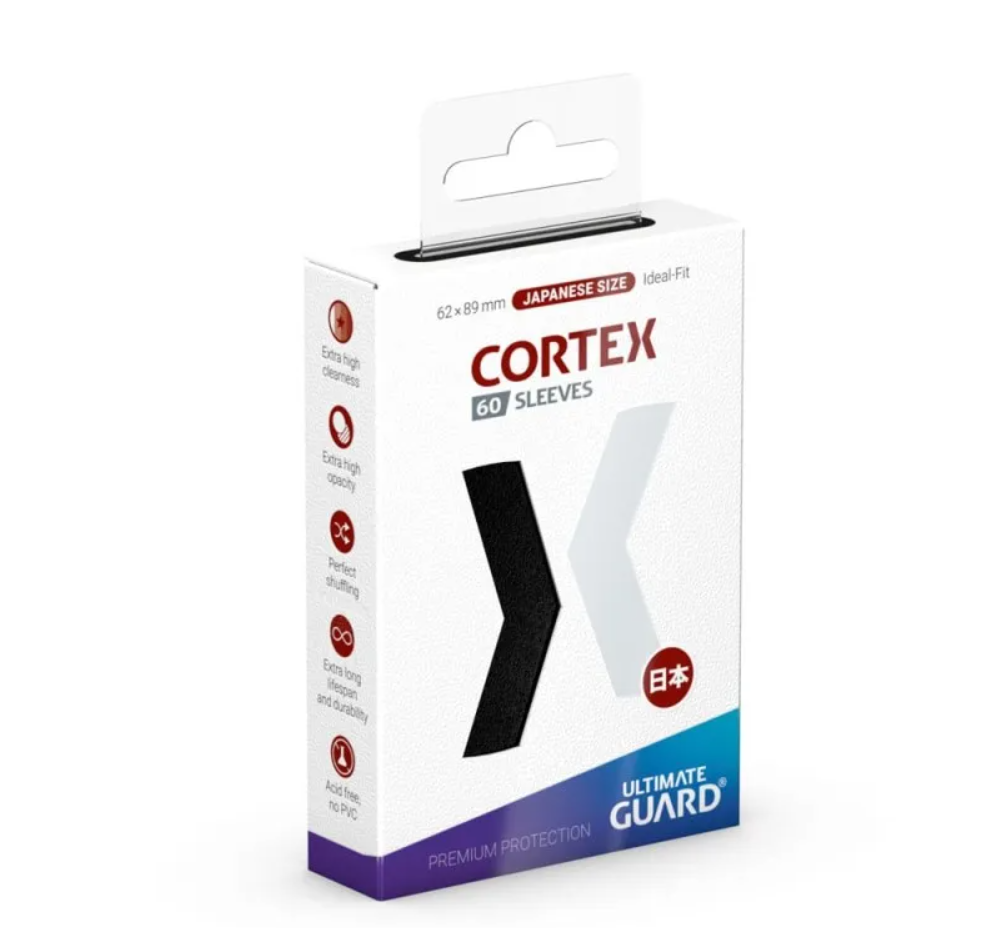 Ultimate Guard - Cortex Sleeves Japanese Size  (60) - Black