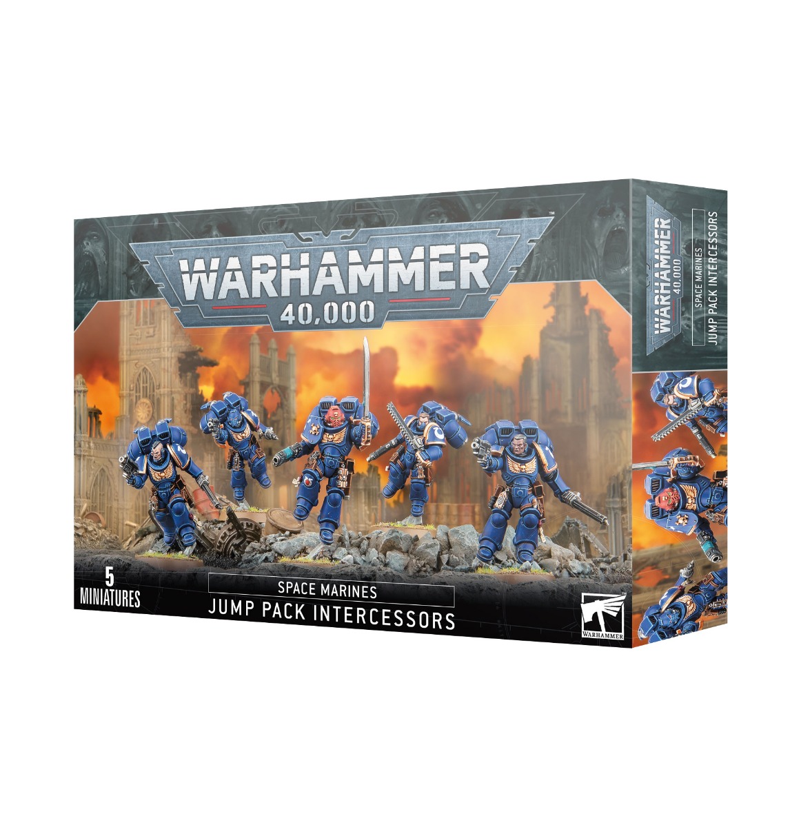 Warhammer 40k: Space Marines: Assault Intercessors with Jump Pack