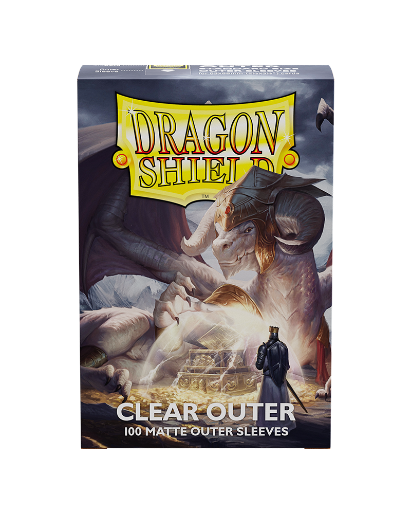 Dragon Shield - Standard Matte Sleeves - Clear Outer