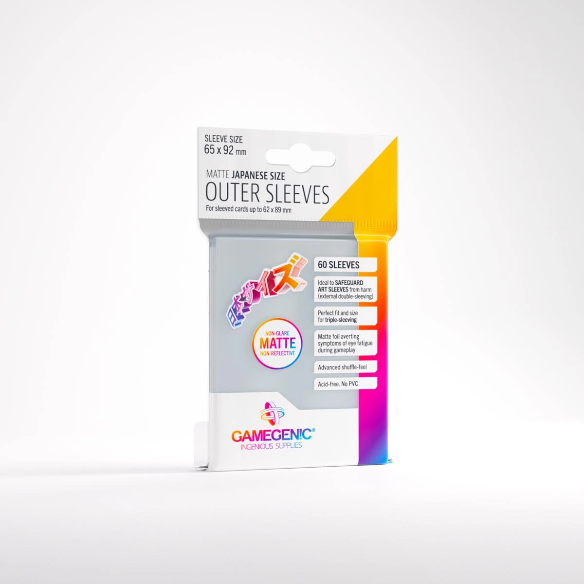 Gamegenic - Outer Sleeves Matte Japanese Size (60 Sleeves)
