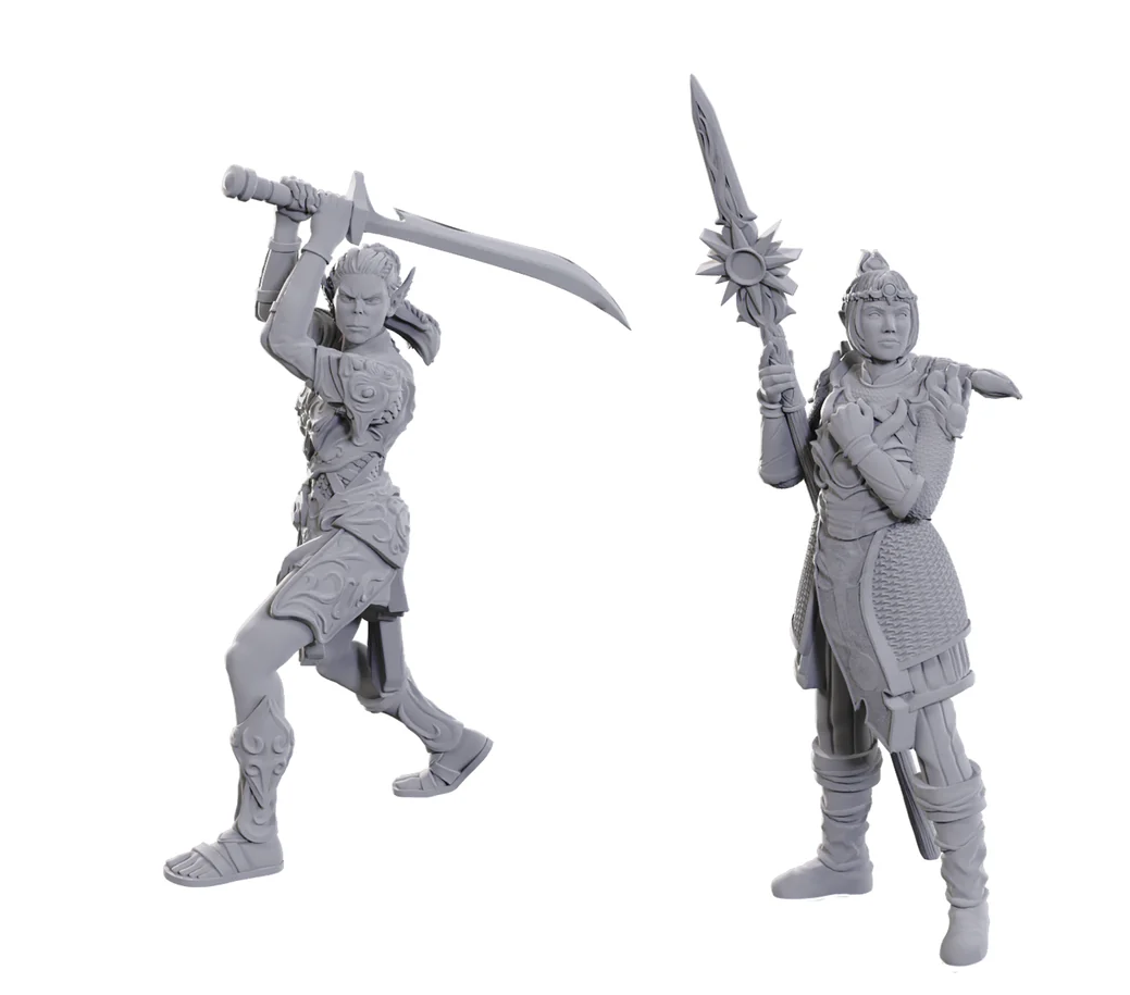 D&D Nolzur's Marvelous Miniatures: Baldur's Gate 3 - Lae'zel & Shadowheart