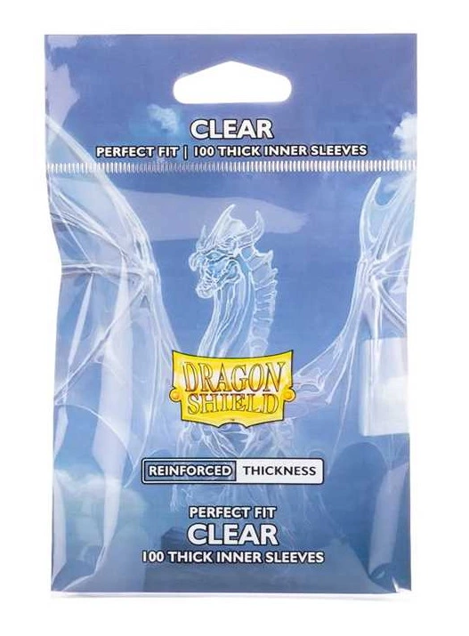 Dragon Shield Standard size Perfect fit - Thick Inner Clear Sleeves (100)