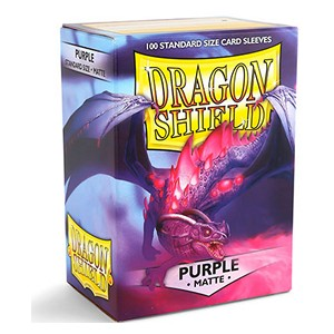 Dragon Shield - Standard Sleeves: Purple Matte (100)