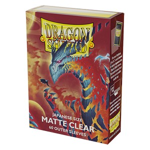 Dragon Shield - Japanese Size Sleeves: Clear Matte (60)