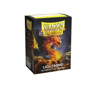 Dragon Shield - Standard Sleeves: Lightning Matte Dual (100)