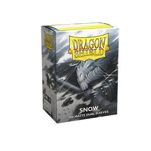 Dragon Shield - Standard Sleeves: Snow Matte Dual (100)