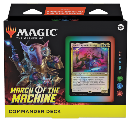 Magic The Gathering - March of the Machine Commander Deck - Tinker Time