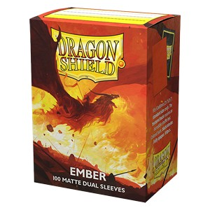 Dragon Shield - Standard Sleeves: Ember Matte