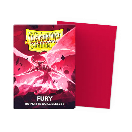  Dragon Shield Dual Matte Sleeves - Fury 'Alaric, Crimson King' (100)