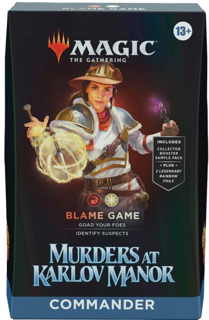 Magic the Gathering - Murders at Karlov Manor Blame Game Commander Deck