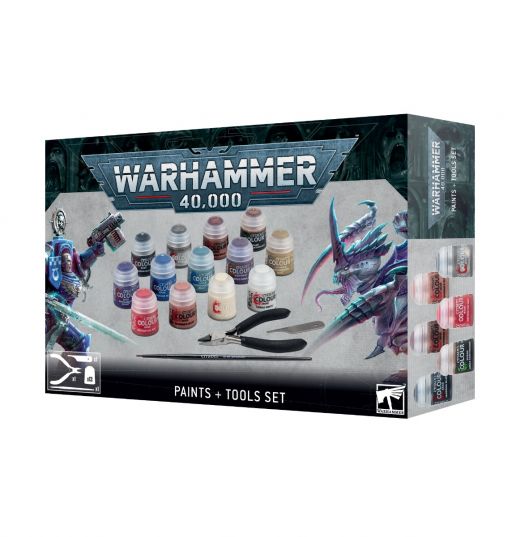 Warhammer 40k Paints and Tools 10th Ed. Set